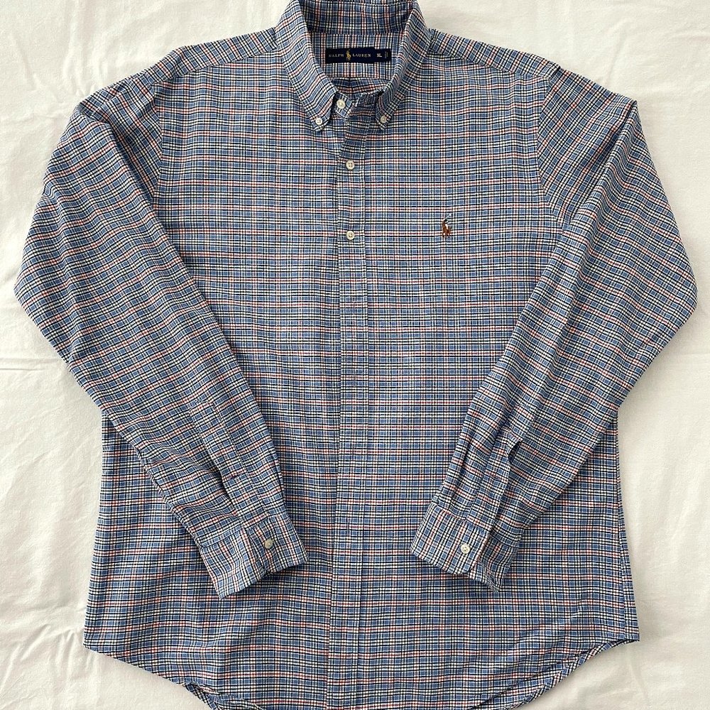 Ralph Lauren Men's Oxford Plaid Shirt